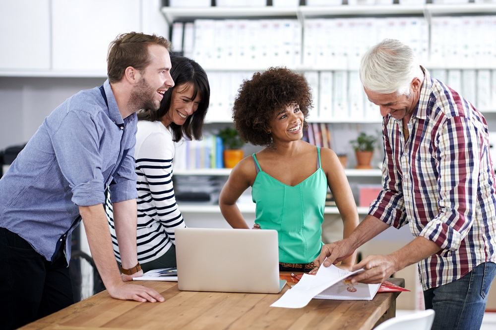 Productivity of colleagues working together