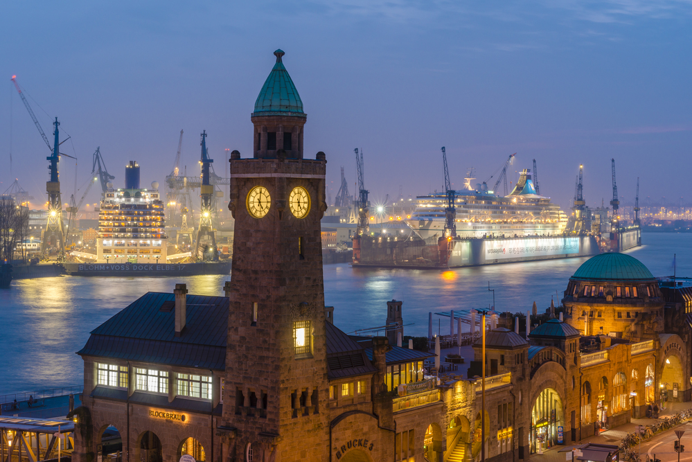 Hamburg river view